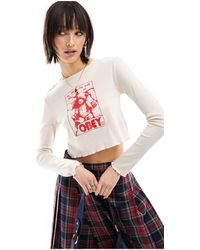 Obey - Come Play With Us Crop Top - Lyst