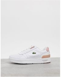 lacoste womens trainers pink