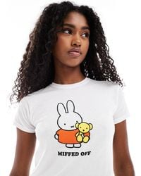 Daisy Street - X miffy – kastiges, knapp geschnittenes t-shirt - Lyst