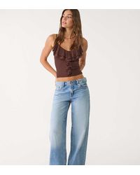 Stradivarius - D91 Low Rise Wide Leg Jean - Lyst