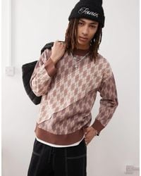 Collusion - Spliced Argle Knitted Jumper - Lyst