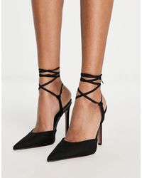 ASOS - Prize Tie Leg High Heeled Shoes - Lyst