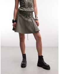 Weekday - Minirok Met Veters - Lyst