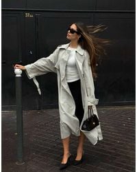 Stradivarius - Oversize Trench Coat - Lyst
