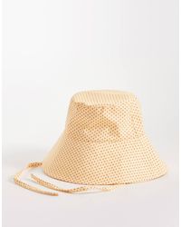 Reclaimed Vintage - Bucket Hat With Ties - Lyst