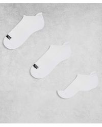 4505 - Pack De 3 Pares De Calcetines Blancos Para Zapatillas De Deporte De Tejido De Secado Rápido Icon De - Lyst