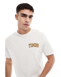 Timberland - Camiseta De Manga Corta Con Estampado Gráfico En El Pecho "Timbs" De - Lyst