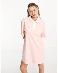 Collusion - Vestido rosa estilo camiseta con detalle - Lyst