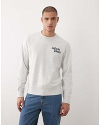 Calvin Klein - Graphic Sweatshirt - Lyst