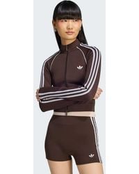 adidas Originals - Sweatshirt Adidas Essentials 3 Stripes Seamless Tracktop - Lyst