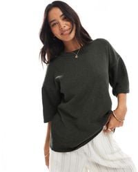 ASOS - Knitted Slub Relaxed T-shirt - Lyst
