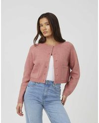 Brave Soul - Raglan Sleeve Soft Knit Cardigan - Lyst