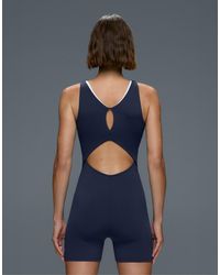 Oysho - Comfortlux Strappy V-neck Short Jumpsuit - Lyst