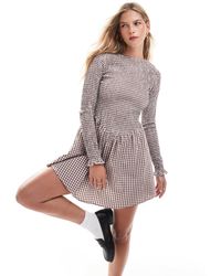 ASOS - Shir Long Sleeve Mini Dress - Lyst