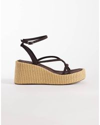 ASOS - Thelma Minimal Strappy Wedges - Lyst