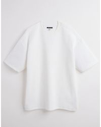 River Island - Regular-Fit Geribbeld T-Shirt - Lyst
