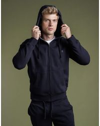 French Connection - Cotton Blend Zip Hoody - Lyst
