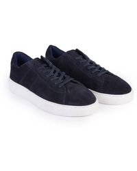 OFF THE HOOK - Russell Suede Leather Low‑Top Trainers - Lyst