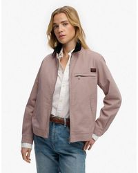 Superdry - Cord Collar Ranch Jacket - Lyst
