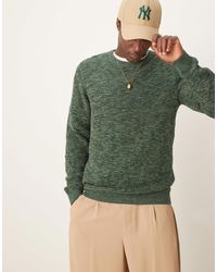 SELECTED - Pull texturé en maille - chiné - Lyst