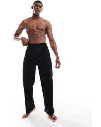 Herren Sweatpants Mit Weitem Bein – Bequeme Lounge Hose Mit Taschen, Kordelzug & Elastischem Bund