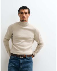 ASOS - Essential Knitted Lightweight Roll Neck Jumper - Lyst