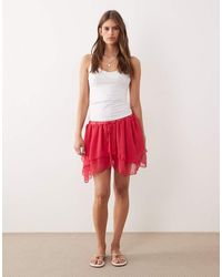 Miss Selfridge - Laye Mini Skirt - Lyst