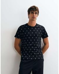 Polo Ralph Lauren - All Over Icon Logo Lounge T-shirt - Lyst