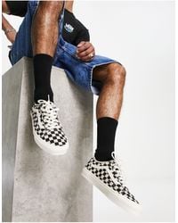 Vans Leder – old skool – sneaker mit schachbrettmuster in Schwarz für  Herren - Sparen Sie 6% | Lyst AT