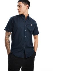 Abercrombie & Fitch - Icon Logo Short Sleeve Oxford Shirt - Lyst
