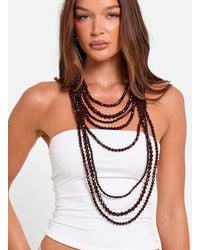 Public Desire - Multi Layered Beaded Necklace - Lyst