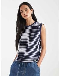 Levi's - Boxy Striped Tank Top - Lyst