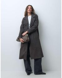 Vero Moda - Double Breasted Formal Maxi Coat - Lyst