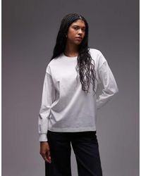 ARKET - Ruimvallend Jersey T-Shirt Met Lange Mouwen En Brede Manchetten - Lyst