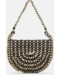 Pull&Bear - Beaded Shoulder Bag - Lyst