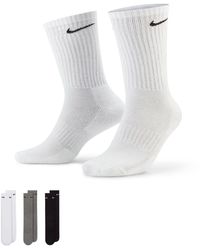 Nike - Training – everyday cushioned – 3er-pack socken - Lyst