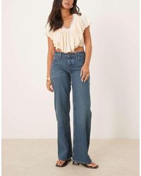 Free People - Tenessee Low Rise Boyfriend Jeans - Lyst