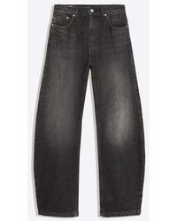 Bershka - Twisted Barrel Jeans - Lyst