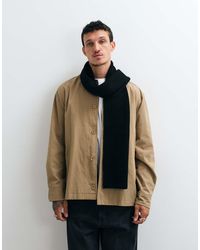 ASOS - Knitted Rib Scarf - Lyst