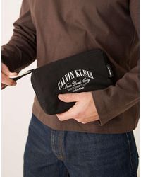 Calvin Klein - Borsello Con Grafica - Lyst