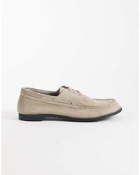 Walk London - Roma Boat Shoe - Lyst