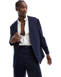 ASOS - Double Breasted Suit Blazer - Lyst