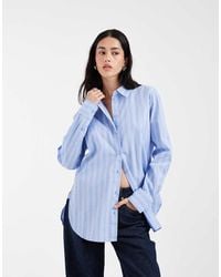 Vero Moda - Oversized Cotton Oxford Shirt - Lyst