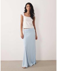 Jdy - A-line Satin Maxi Skirt - Lyst