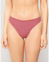 Tezenis - Summer Vichy Brazilian Bikini Bottoms - Lyst