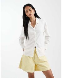 Cotton On - Haven Oversized Dad Shirt Linen Blend - Lyst