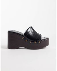 ASOS - Tara Eel Effect Wedges - Lyst