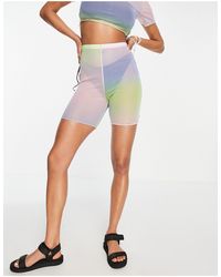 ASOS - – strand-shorts aus netzstoff mit farbverlauf - Lyst