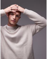 ARKET - Knitted Crew Neck Jumper - Lyst