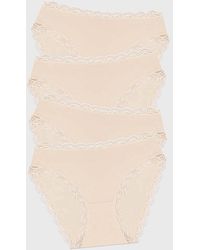 Stripe & Stare - Mid Rise High Leg Knicker Four Pack - Lyst